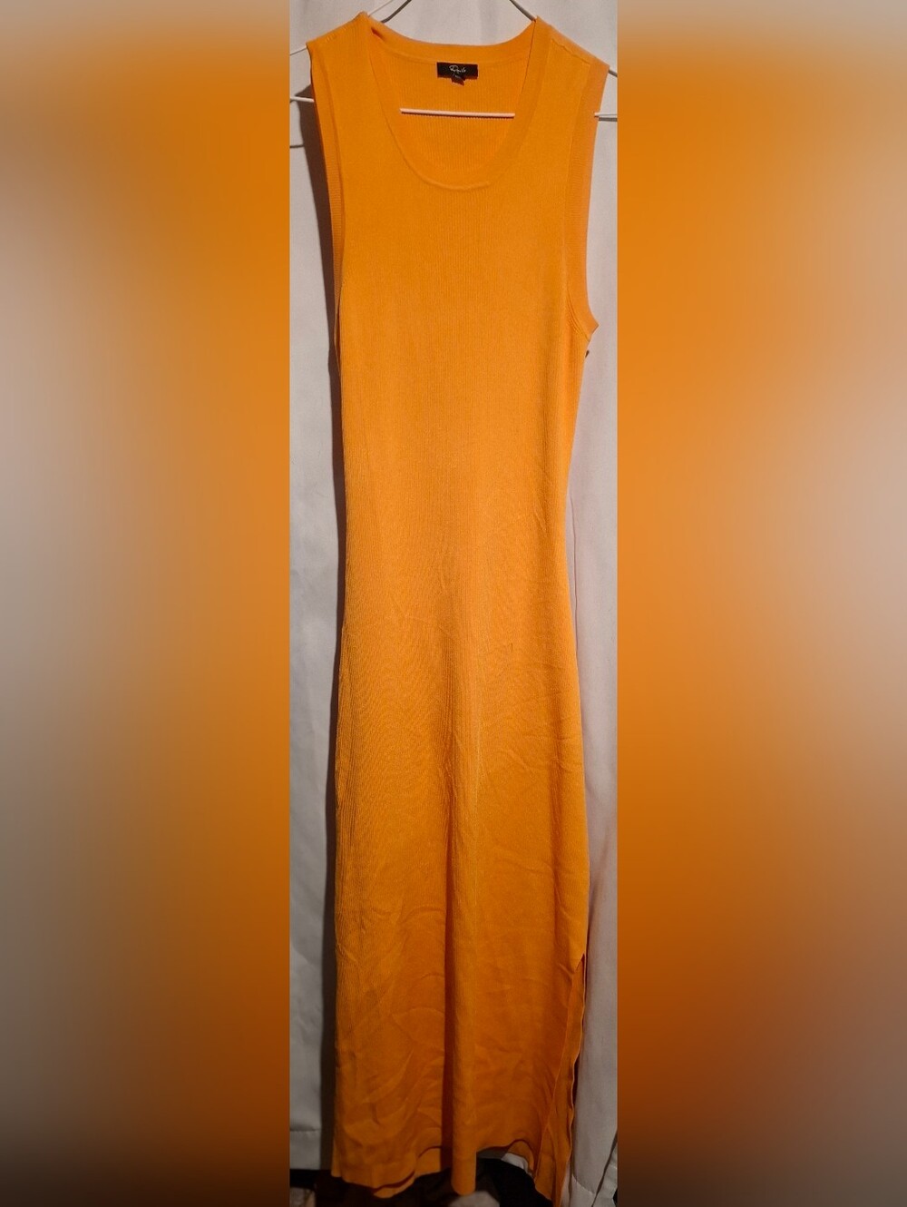 Rails Syd Sleeveless Maxi Tank Dress in Marigold XL
